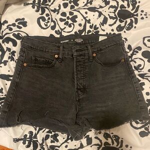 Old Navy Women's Dark Gray Jean Shorts